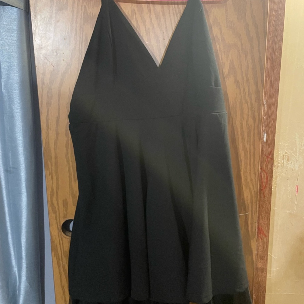 SHEIN Black Mini Dress